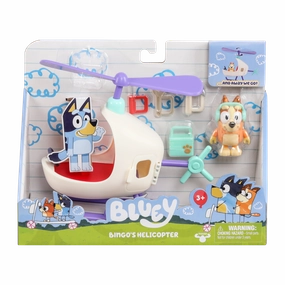 Bluey Series 9 Vehicle And Figure - Bingo's Helicopter