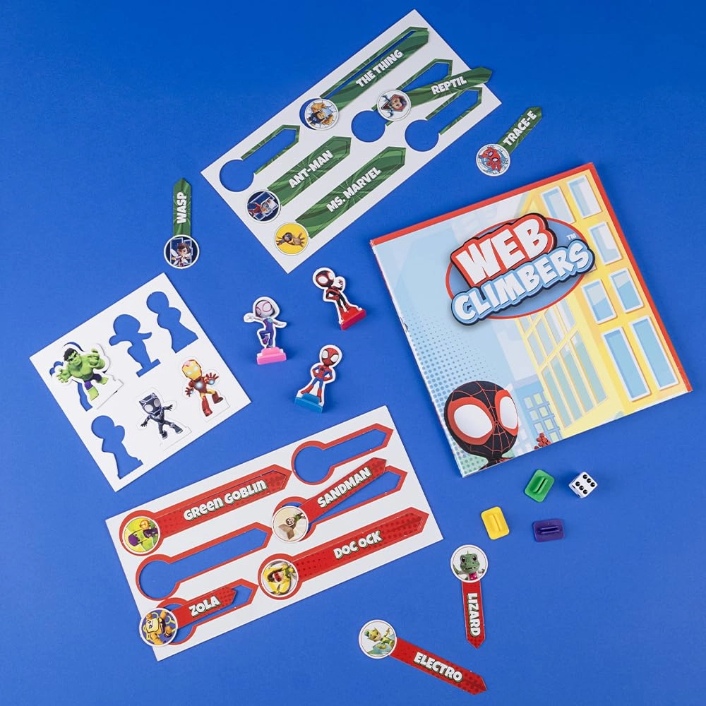 BO Games Marvel Spidey and His Amazing Friends Activity board games Ages 3 and Up