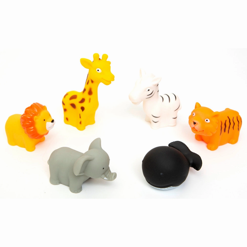Boley Splash Zoo Safari: 12-Piece Bath Toy Bucket Set