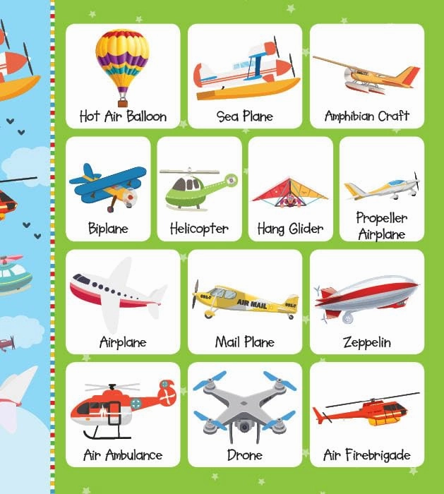 Booktopus Board Book - My First 100 Vehicles - Early Learning Picture Books for for Kids 4 
