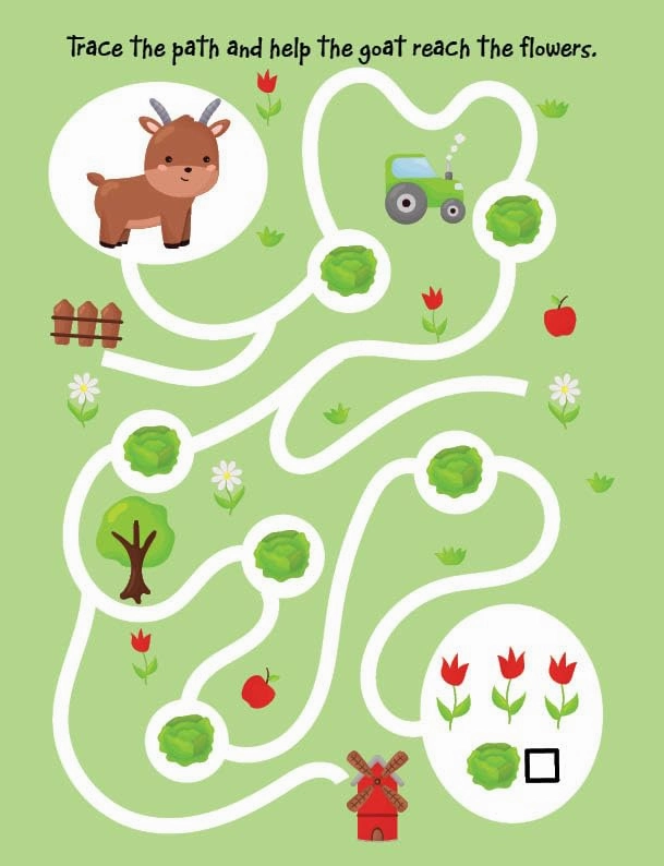Booktopus Build It Activity Kit - At The Busy Farm Model Making Kit with Book - DIY Craft Kit for Kids 6 