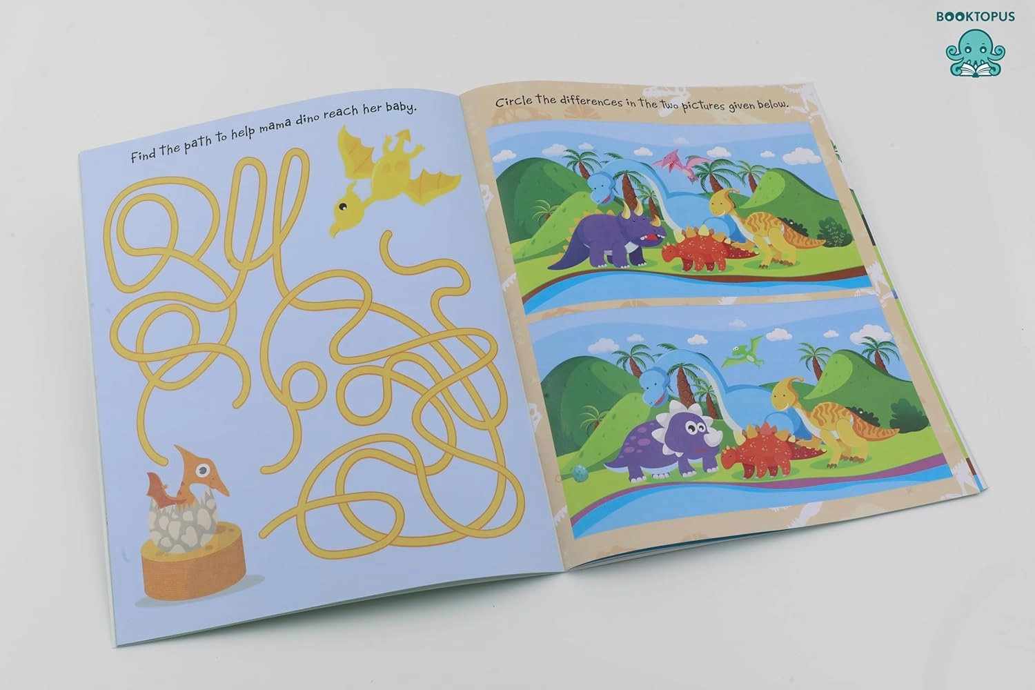 Booktopus Build It Activity Kit - Mighty Dinosaur Model Making Kit with Book - DIY Craft Kit for Kids 6 