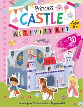 Booktopus Build It Activity Kit - Princess Castle Model Making Kit with Book - DIY Craft Kit for Kids 6 