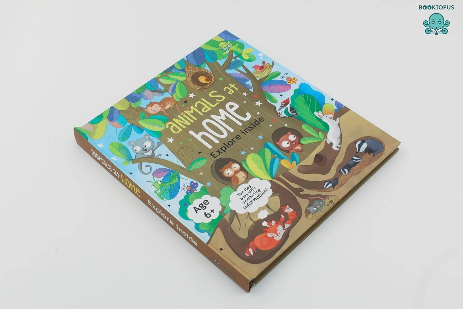Booktopus Lift-the-Flap Learning Book - Animals and Their Habitat Knowledge Book for Kids - Interactive Learning Books 6 