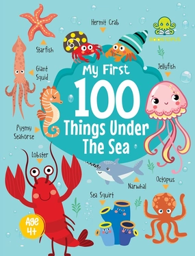 Booktopus My First 100 Things Under The Sea Mini - Early Learning Picture Books for Kids 4 