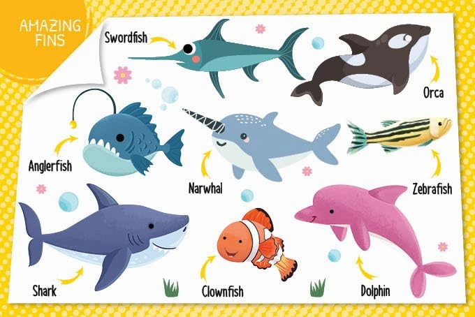 Booktopus My First 100 Things Under The Sea Mini - Early Learning Picture Books for Kids 4 