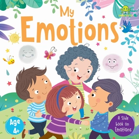 Booktopus Slide and Learn Board Book - My Emotions Emotional Learning Book - Interactive Books for Kids 4 