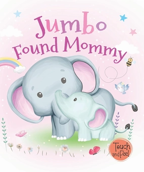 Booktopus Touch and Feel Board Book - Jumbo Found Mommy Sensory Book for Toddlers - Textured Baby Books for 4 