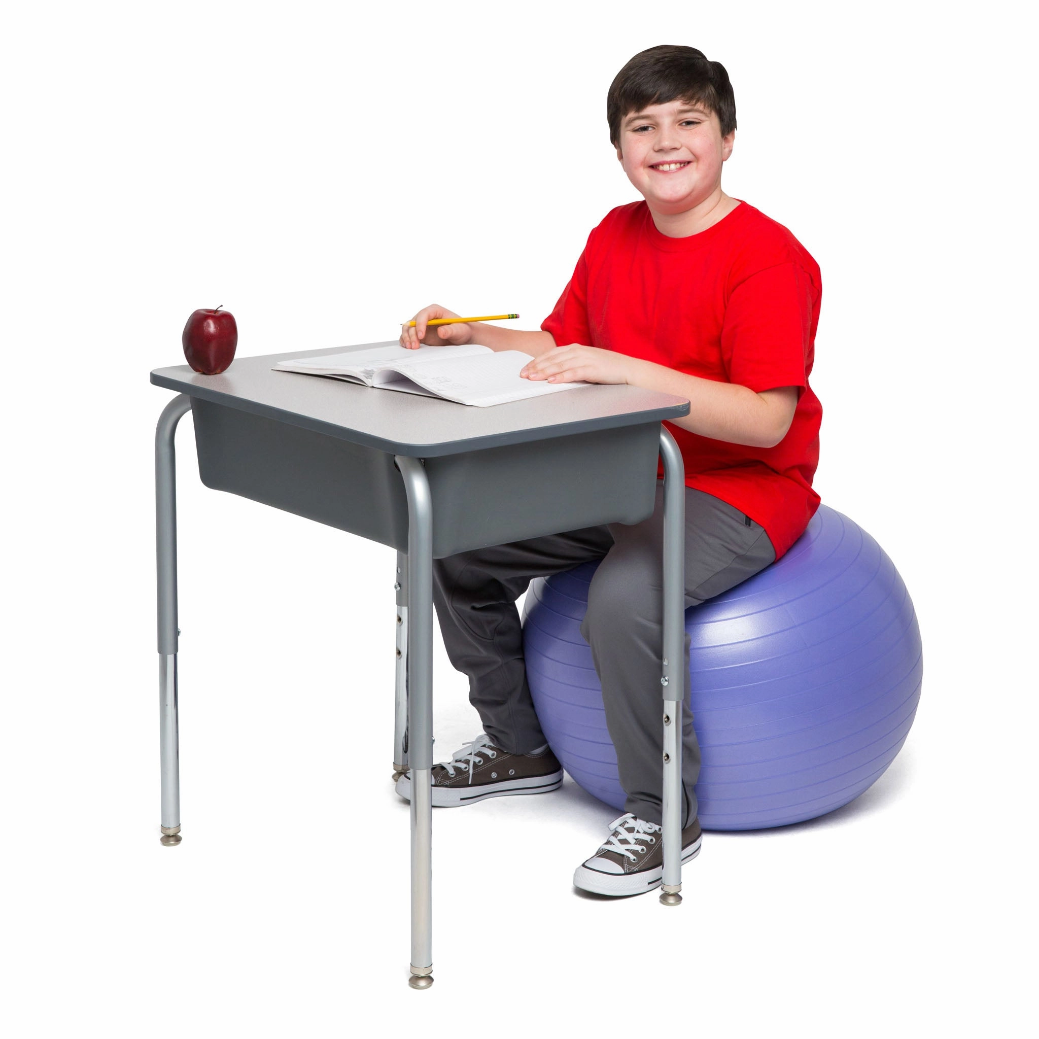 Bouncyband Balance Ball, 55cm, Purple - Focus & Fitness Enhancer