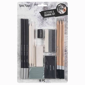 Brea Reese Beginners Sketch & Draw Set - 18pc Art Kit