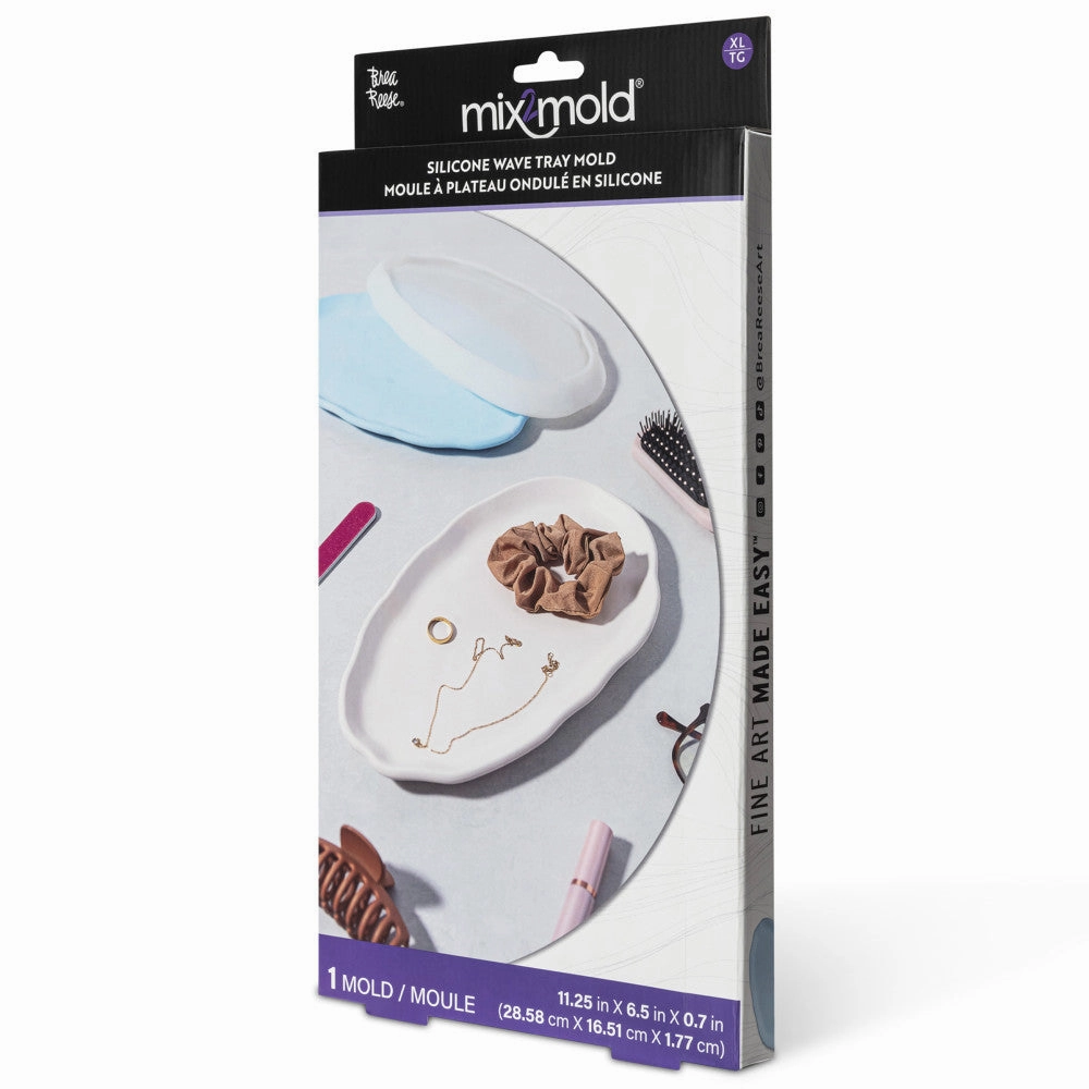Brea Reese Mix2Mold Versatile Silicone Wave Tray Mold