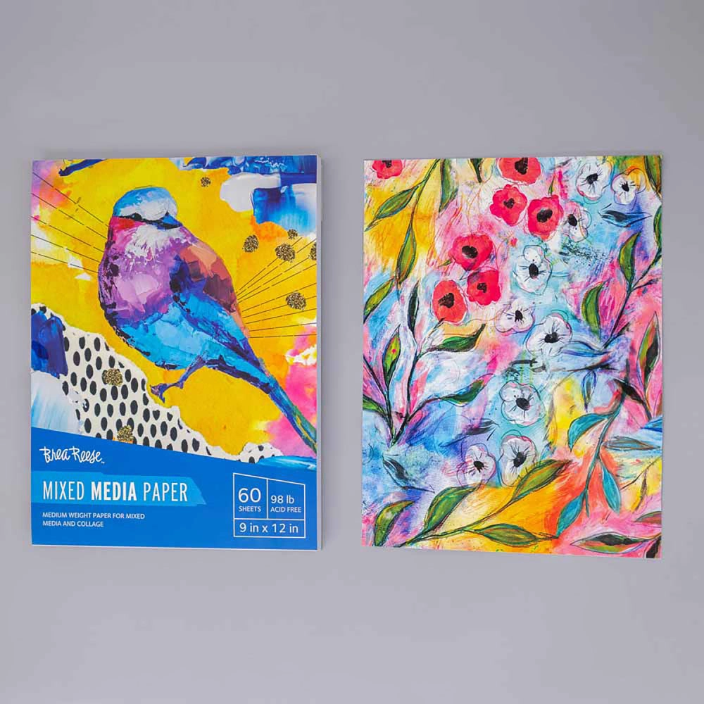 Brea Reese Mixed Media 9x12 Paper Pad, 60 Sheets - 98 lb, Acid-Free