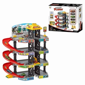 Bright Kids Multi-level Garage Parking Lot Car Track Toy