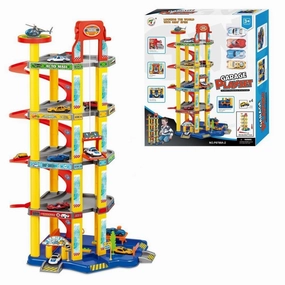 Bright Kids Ultimate Multi-level Garage Parking Lot Car Track Toy