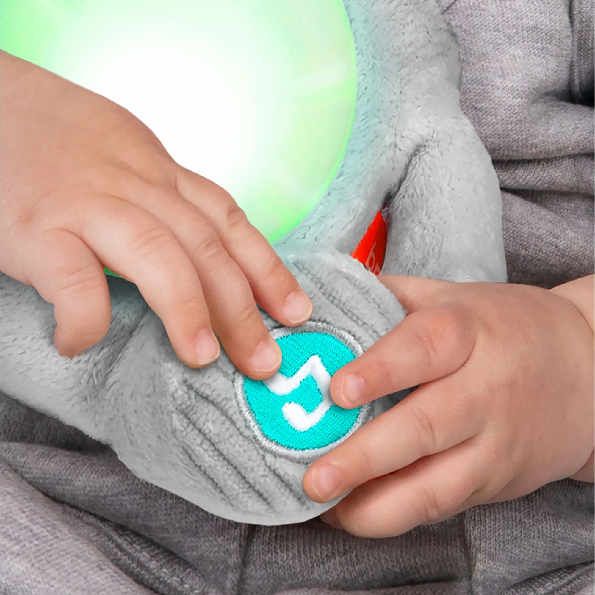 Bright Starts Hug-A-Bye Baby Light And Sound Elephant
