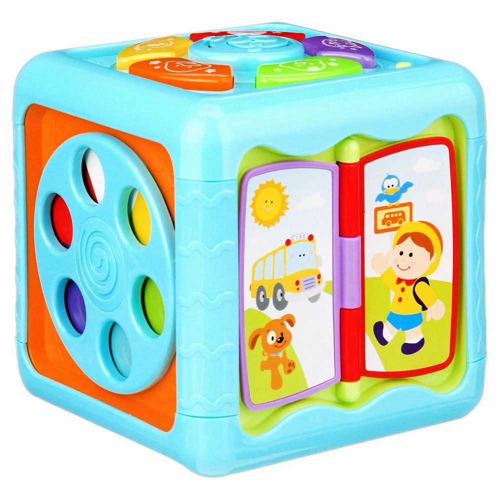 Brilliant Beginnings Baby Activity Cube - Lights & Sounds Exploration