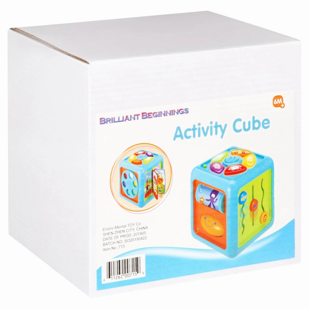Brilliant Beginnings Baby Activity Cube - Lights & Sounds Exploration