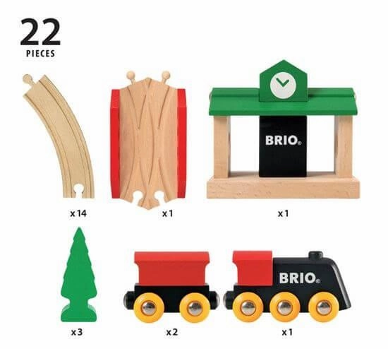 Brio Classic 33028 Figure 8 Train Set Toy for Toddlers Ages 2 and Up