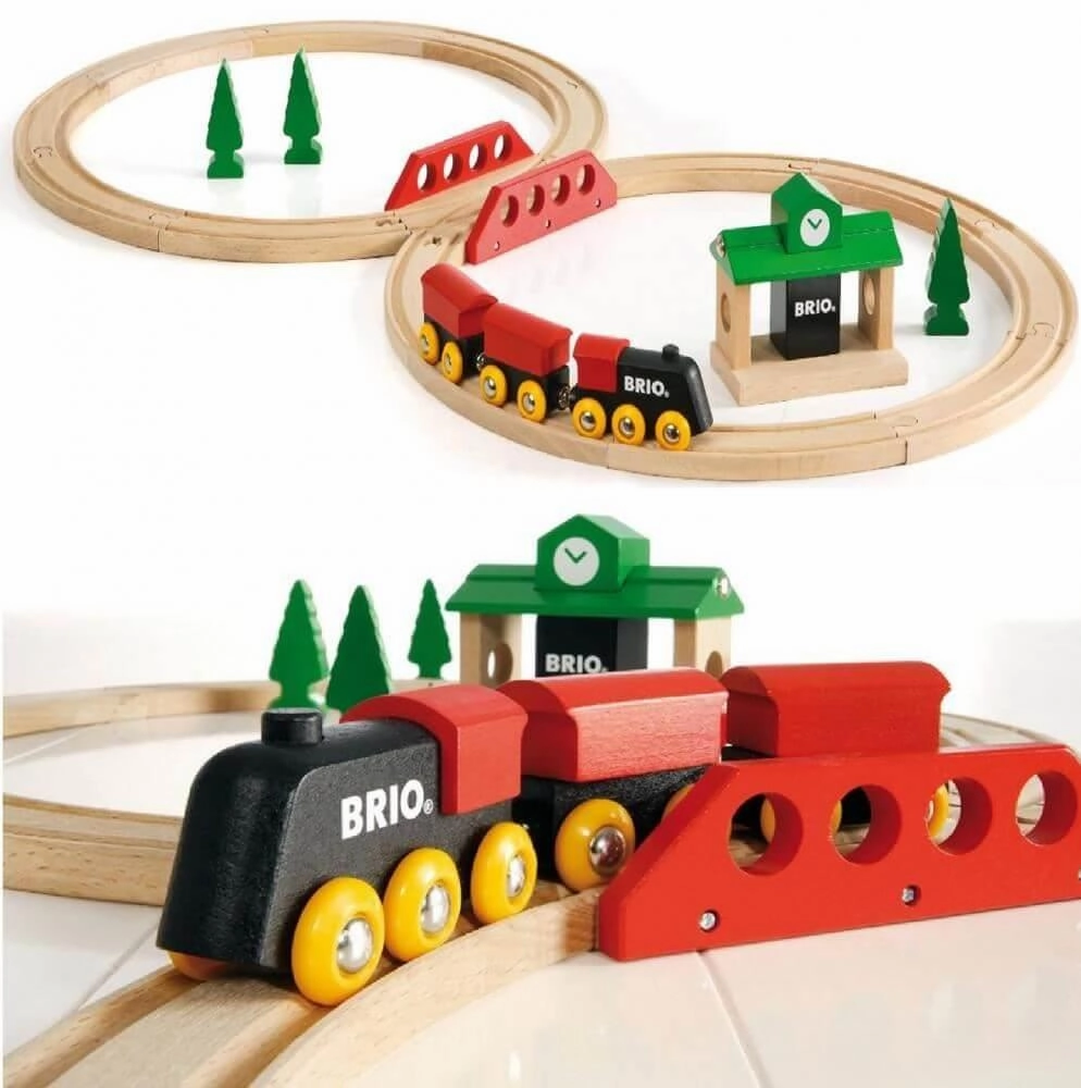 Brio Classic 33028 Figure 8 Train Set Toy for Toddlers Ages 2 and Up