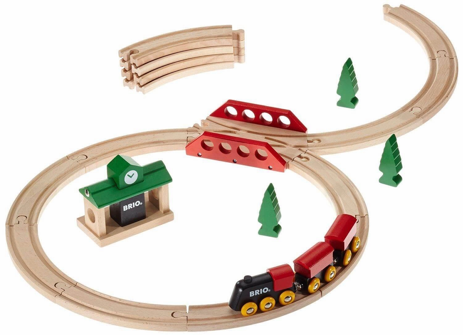 Brio Classic 33028 Figure 8 Train Set Toy for Toddlers Ages 2 and Up
