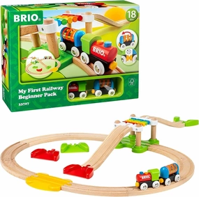 Brio My First Railway 33727 Beginner Pack Train Set for Ages 18M & Up
