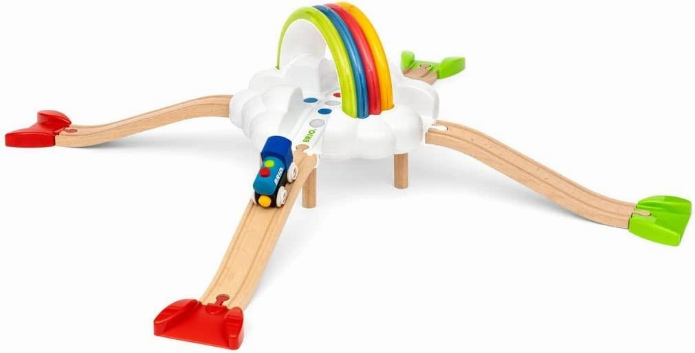 Brio My First Railway 36002 Light Up Rainbow Train Set for Ages 18M 