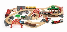 Brio World 33052 Deluxe Railway Train Set with Storage Box for Ages 3 
