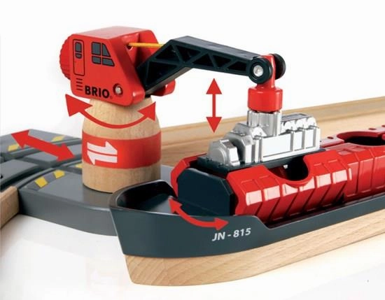 Brio World 33052 Deluxe Railway Train Set with Storage Box for Ages 3 