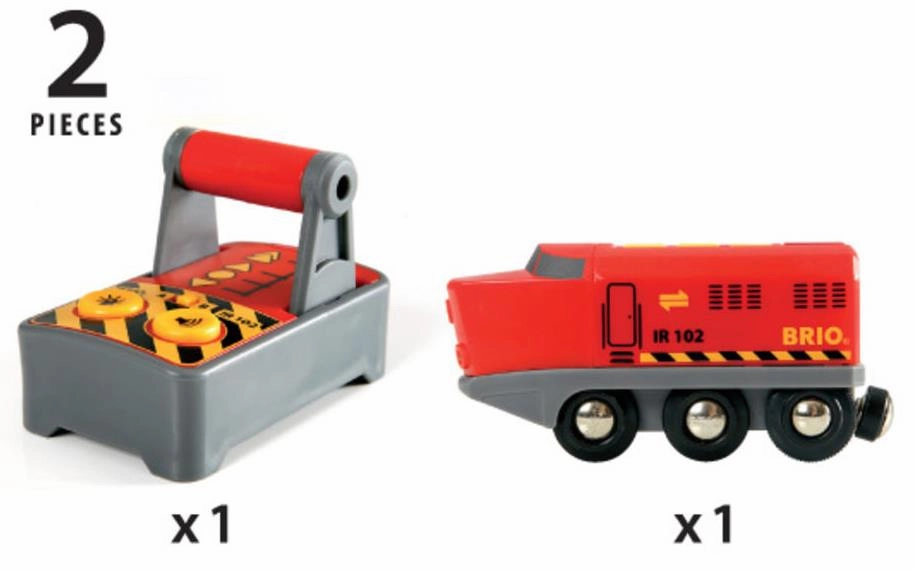 Brio World 33213 Remote Control Engine with Controller for Ages 3 & Up