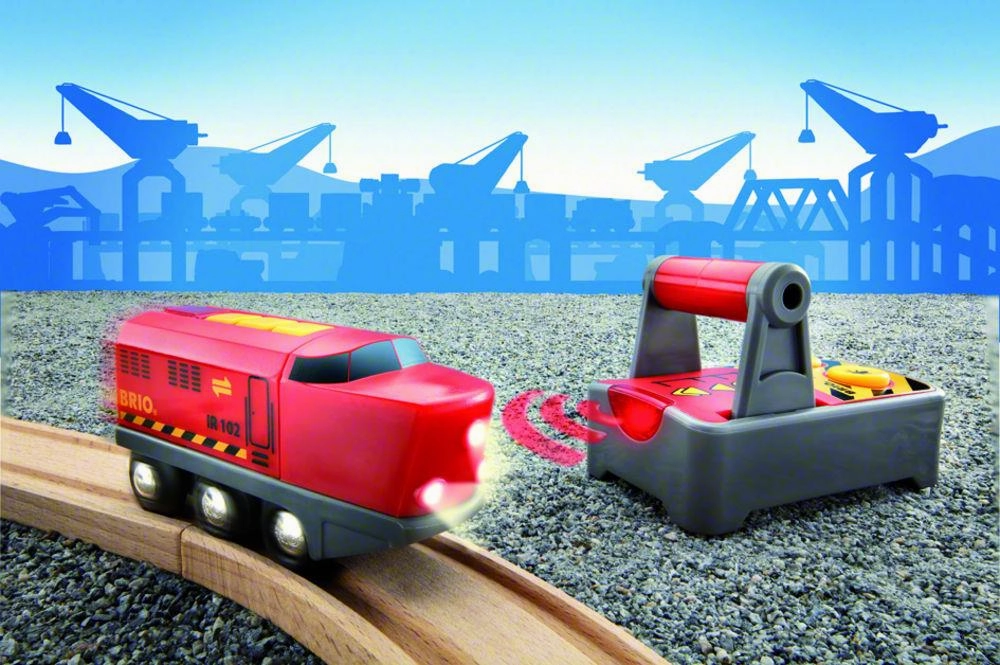 Brio World 33213 Remote Control Engine with Controller for Ages 3 & Up