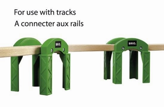 Brio World 33253 Stacking Track Supports Railway Accessory for Ages 3 