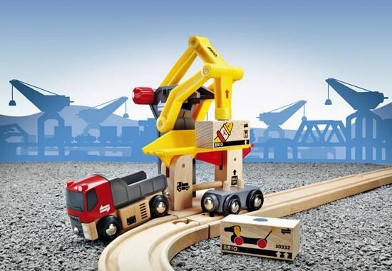 Brio World 33280 Freight Goods Station Train Set Accessory for Ages 3 