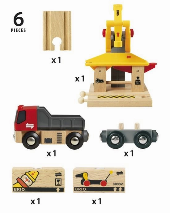 Brio World 33280 Freight Goods Station Train Set Accessory for Ages 3 