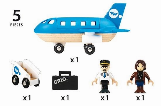 Brio World 33306 Airplane Vehicle Playset for Children Ages 3 and Up