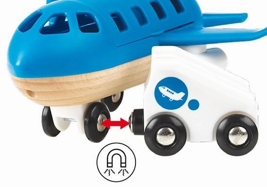 Brio World 33306 Airplane Vehicle Playset for Children Ages 3 and Up