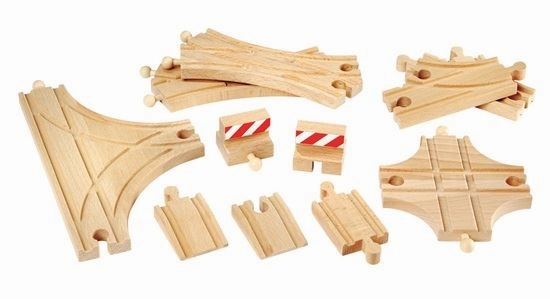 Brio World 33307 Advanced Train Track Expansion Pack for Ages 3 & Up