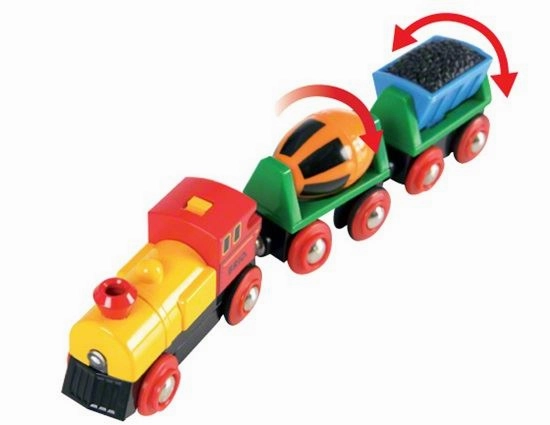 Brio World 33319 Battery Operated Action Train Set for Ages 3 and Up