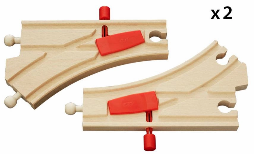 Brio World 33344 Mechanical Switches Train Track Accessory for Ages 3 