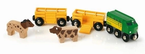 Brio World 33404 Farm Train Playset & Animal Figures for Ages 3 and Up