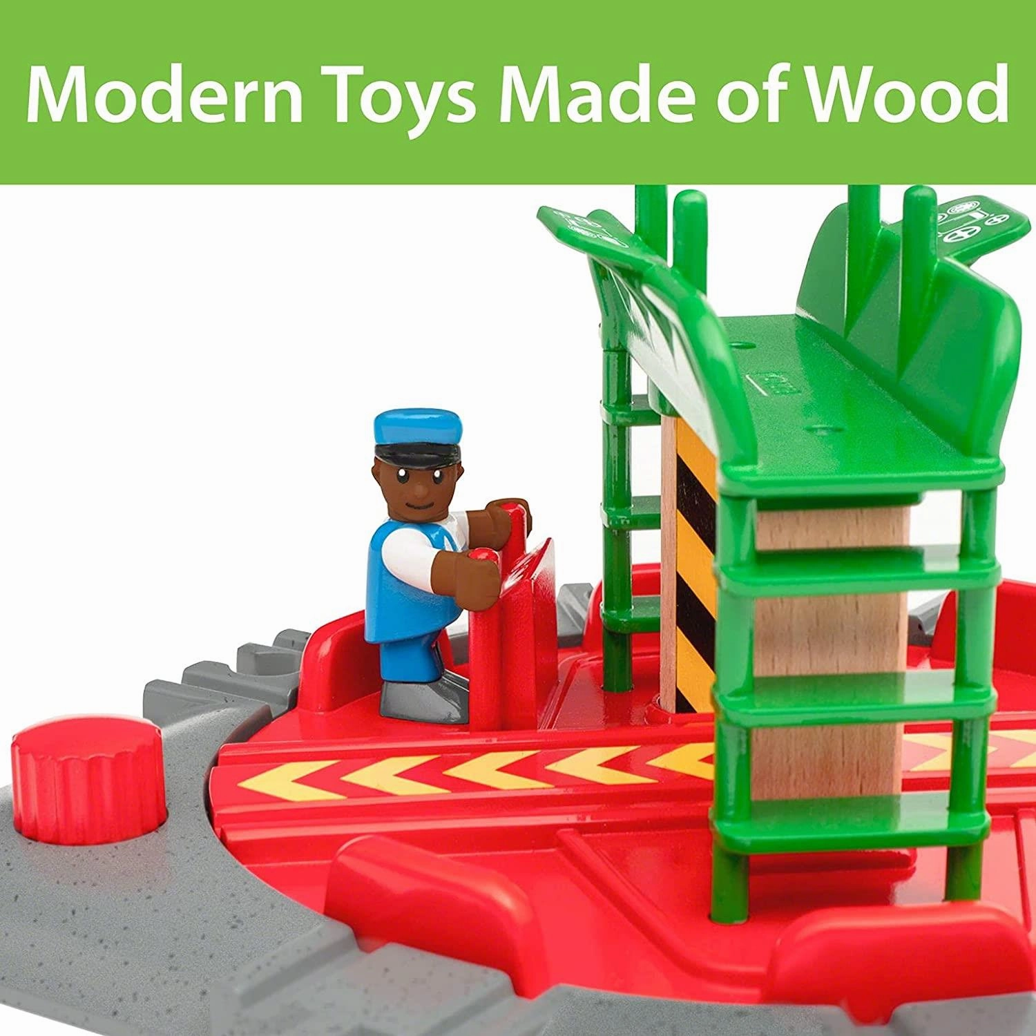 Brio World 33476 Turntable & Figure Train Set Accessory for Age 3 & Up