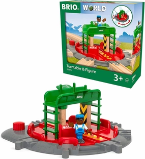 Brio World 33476 Turntable & Figure Train Set Accessory for Age 3 & Up