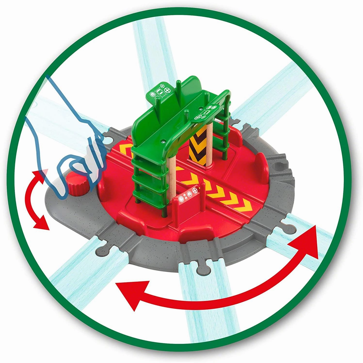 Brio World 33476 Turntable & Figure Train Set Accessory for Age 3 & Up