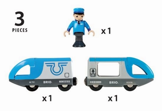Brio World 33506 Travel Battery Operated Train Toy for Ages 3 and Up