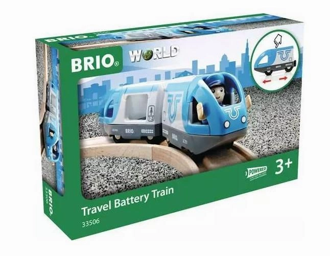 Brio World 33506 Travel Battery Operated Train Toy for Ages 3 and Up