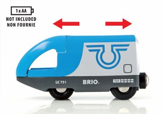 Brio World 33506 Travel Battery Operated Train Toy for Ages 3 and Up