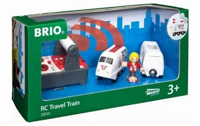 Brio World 33510 Remote Control Travel Train & Controller for Ages 3 