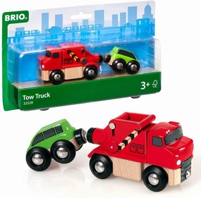 Brio World 33528 Tow Truck Interactive Toy Playset for Ages 3 and Up