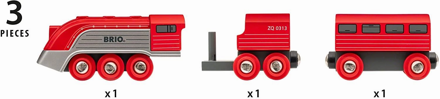 Brio World 33557 Red Streamline Train Toy Playset for Ages 3 and Up