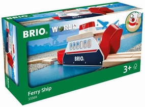 Brio World 33569 Ferry Ship Interactive Train Set Toy for Age 3 and Up