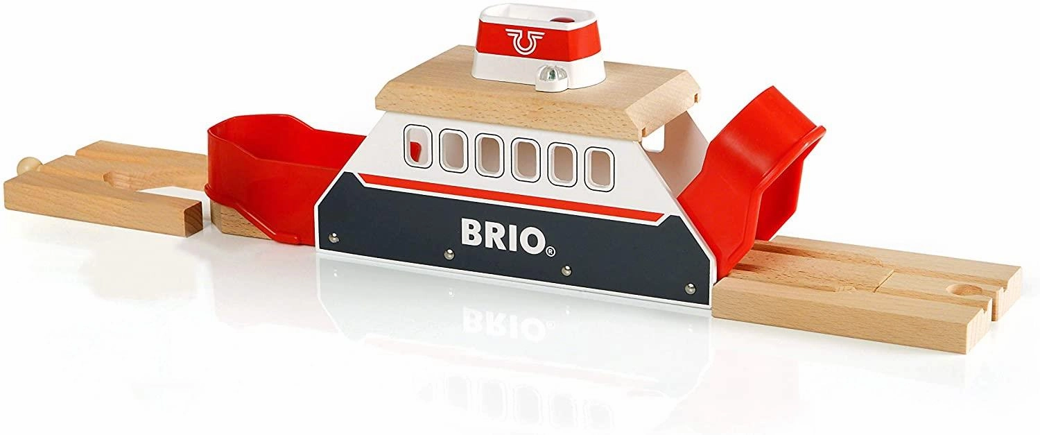 Brio World 33569 Ferry Ship Interactive Train Set Toy for Age 3 and Up